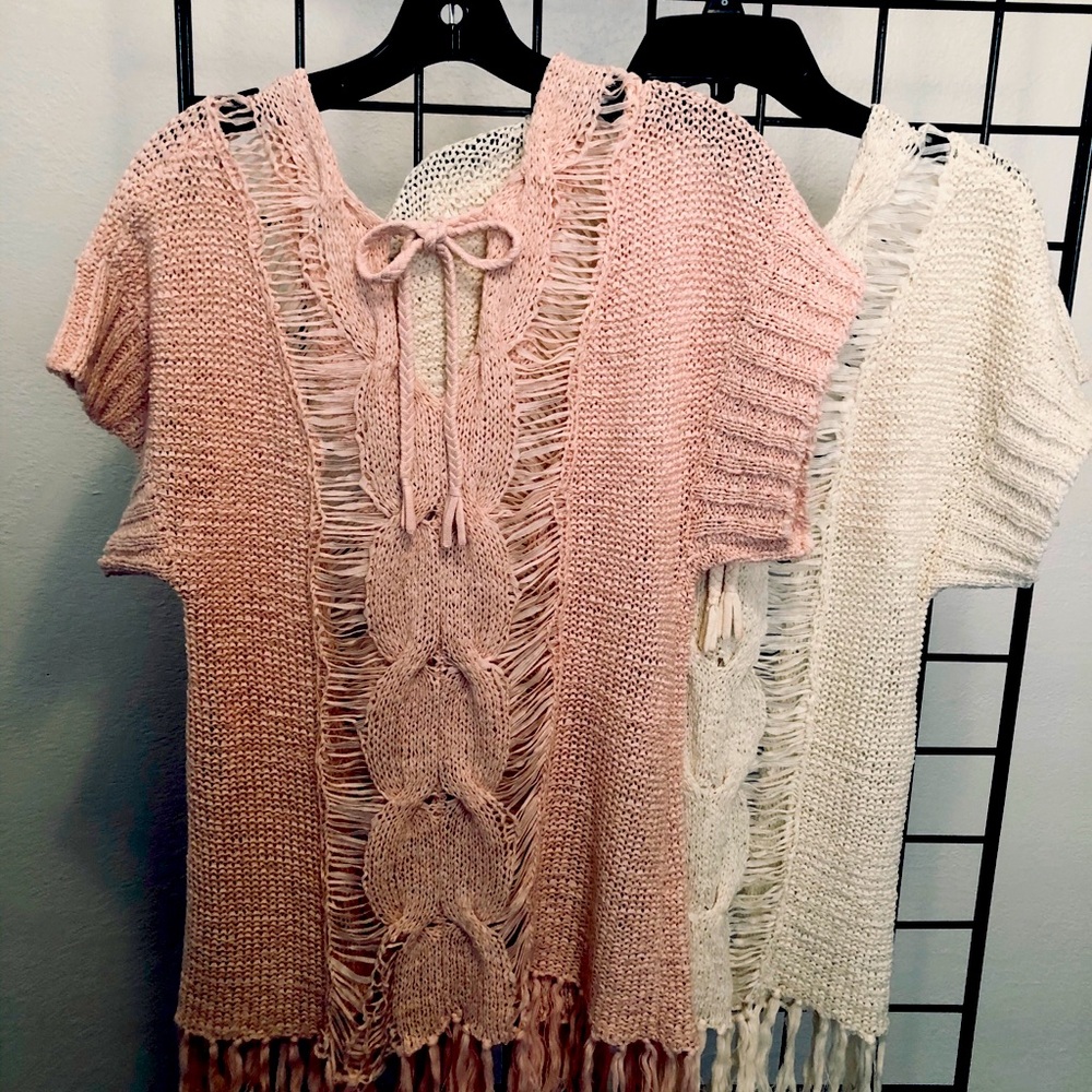 FK-009- One size fit All ( XS - L ) Pink or Off White, two color only